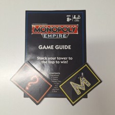 Monopoly Empire 2014 Replacement Pieces Cards Chance Instructions Rules