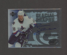 2005-06 Upper Deck Ice Glacial Graphs Autograph #GGTL Trevor Linden     *22234