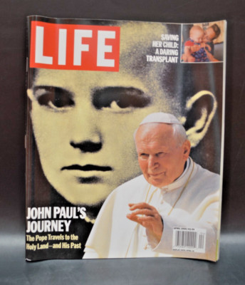 2000 April Life Magazine John Paul s Journey 