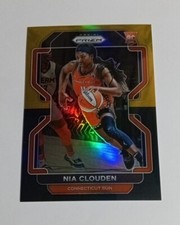 2022 Panini WNBA Prizm Nia Clouden RC Rookie No. 192 Black And Gold Prizm 5/5