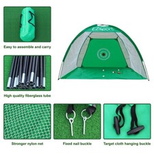 6.5Ft Golf Practice Hitting Net,Outdoor Extra...
