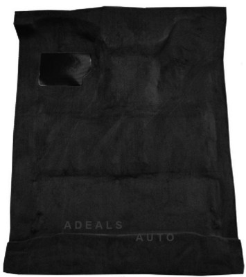 ACC 99-07 F250 F350 4DR SUPER / EXTENDED CAB MANUAL BLACK MOLDED CARPET RUG