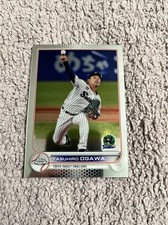 2022 Topps Chrome NPB Yasuhiro Ogawa #24 Tokyo Yakult Swallows Baseball Card