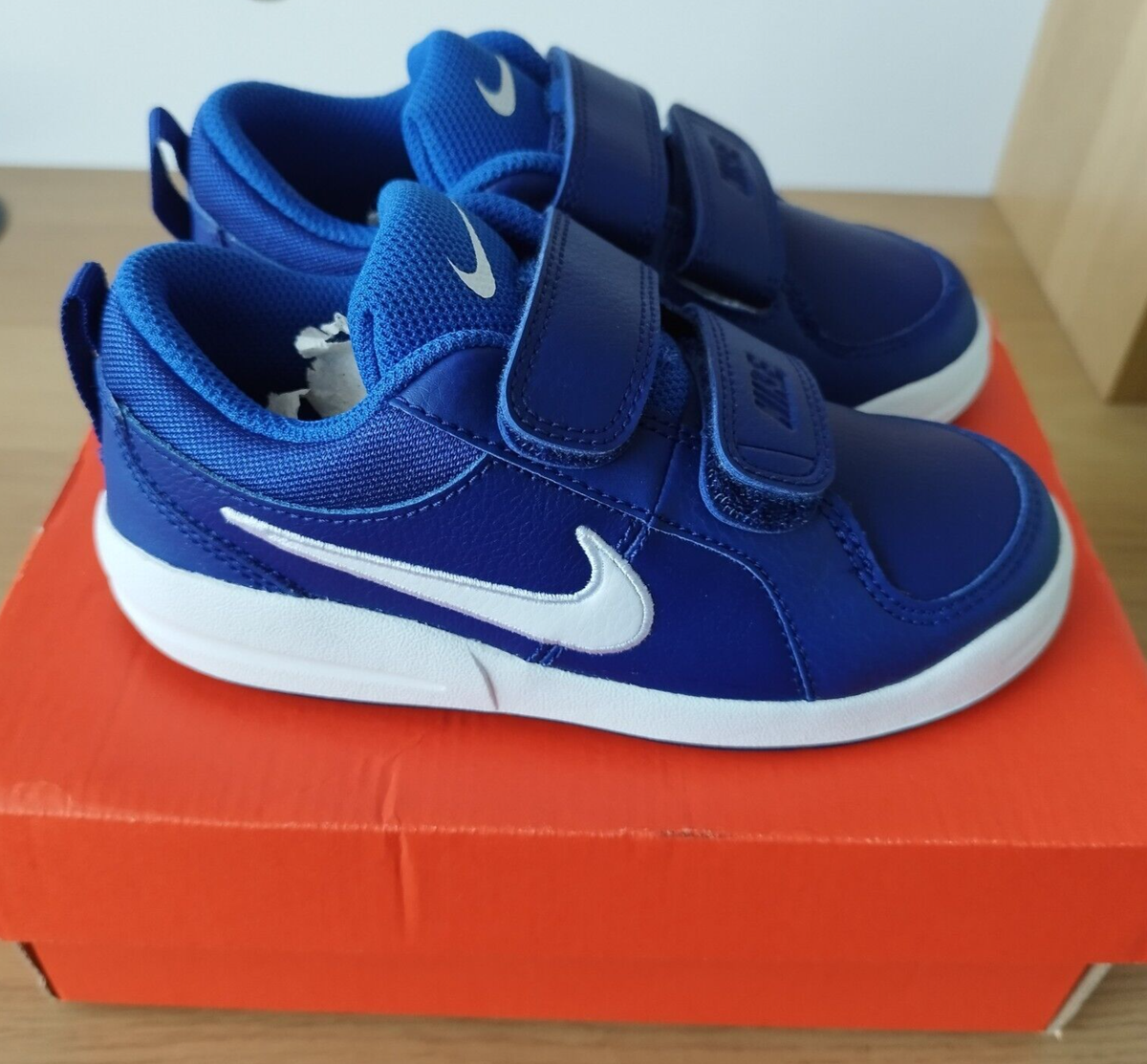 Nike Pico Boys Trainers Kids UK 10 Eur Royal Blue