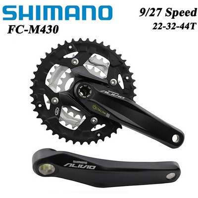 Shimano Alivio Fc M430 9 27speed 22 32 44t Mtb Bike Bicycle Spline Crankset 170l Ebay