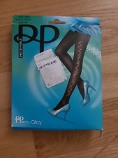 Pretty Polly Pretty Glitzy Studded Embellished Tights Black One Size