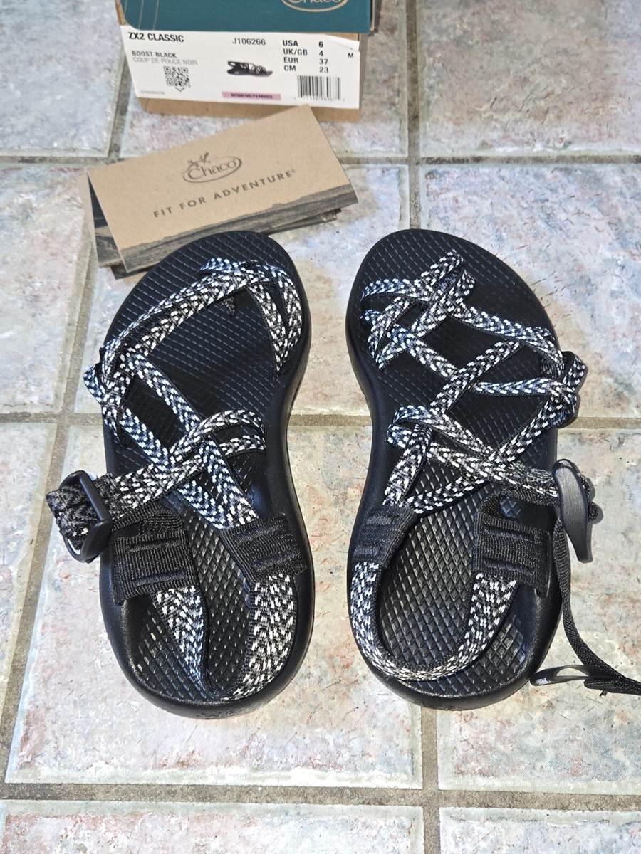 Chaco J106266 ZX 2 Classic Boost Black Women's Sandals 6 US