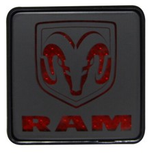 Bully Dodge Emblem Tow Hitch Brake Light For 2 Inch Receiver - Rear Led Light
