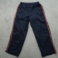 Old Navy Windbreaker Track Pants Men's Size Medium Blue Mesh-Lined Y2K 2004