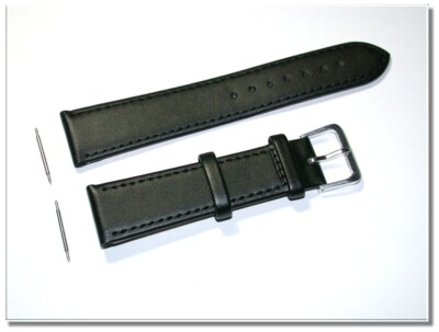 Echt Leder Uhrenarmband Braun Seidenmatt 20mm Breit Goldene Schliesse 2020