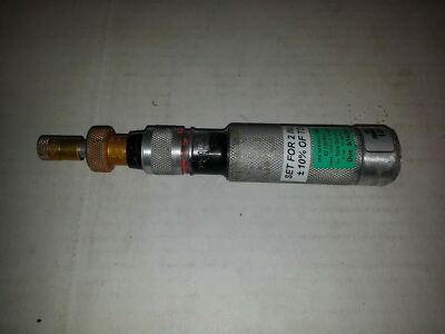 Torque Controls TS-100 Adjustable Torque Limiting Screwdriver Industrial Tool