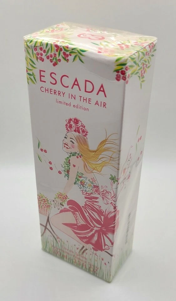 (RARE) ESCADA CHERRY IN THE AIR 100ML / 3,3OZ Eau de Toilette NEUF/ NEW, SEALED - Photo 2/3
