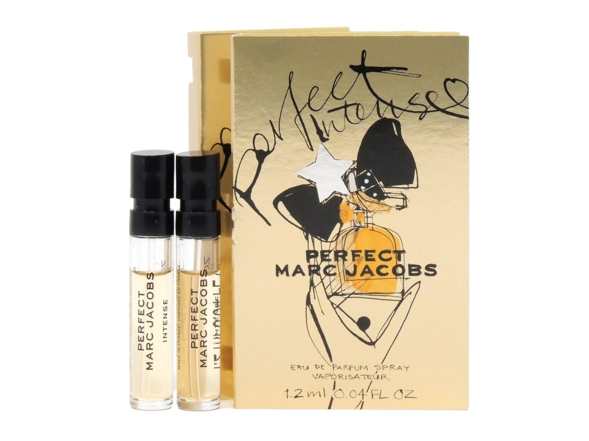 MARC JACOBS PERFECT INTENSE EDP 1.2ml .04fl oz x 2 PERFUME SPRAY
