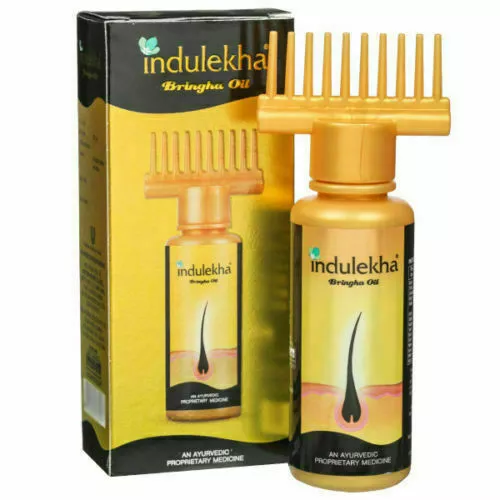Indulekha Bringha Hair Oil Selfie Bottle 50ml For Regrow Hair (100 % Genuine) - Picture 1 of 12