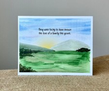 Pet Sympathy - Eco Friendly Greeting Card Handmade