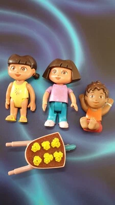 Figurine Dora l'exploratrice & Diego avec Accessoire 2003 a 2005 Mattel Viacom - Photo 1/4