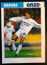 FOOTBALL CARTE DIDIER DROGBA MAILLOT EN AVANT GUINGAMP SAISON 2002 CARD VINTAGE