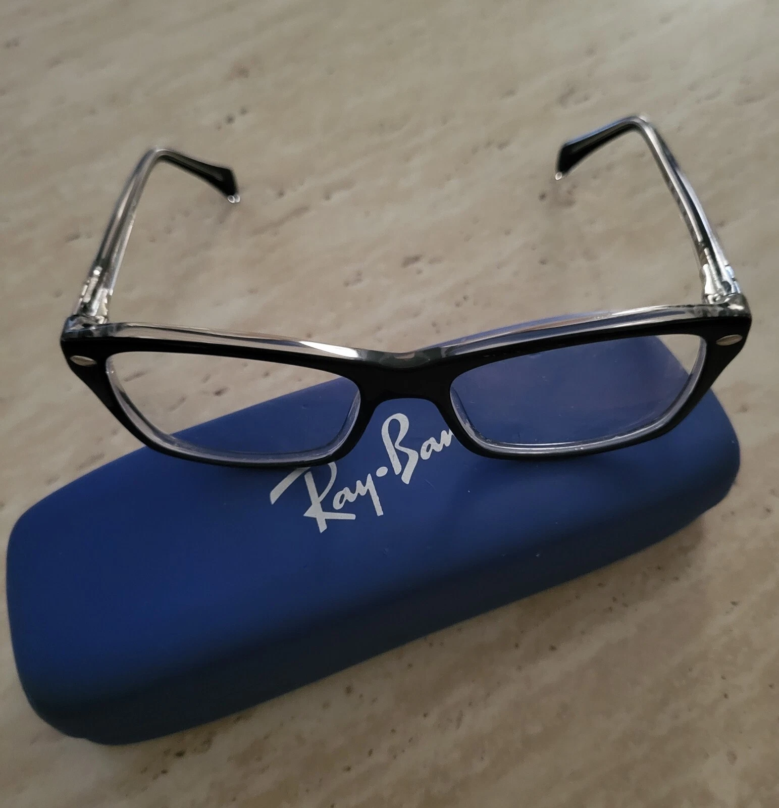 RAY BAN OCCHIALI DA VISTA RAYBANS RB1550 OTTICI BAMBINI MONTATURA BLK 7 10 ANNI