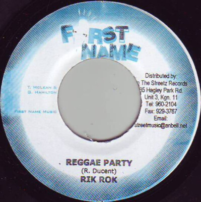 Rik Rok - Reggae Party (7'')