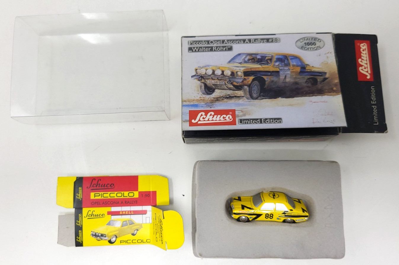 1:90 SCHUCO Piccolo Opel Ascona A Rally #88 Walter Röhrl - Limited Edition