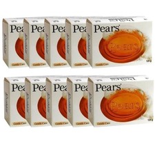 Pears Gentle Care Transparent Amber Bar Soap 10 x 125g