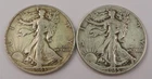 1943-P and 1945-P  Walking Liberty Half Dollars VG/Fine (2 Coins)