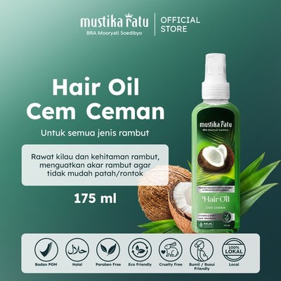 Hair Oil Cemceman Coconut Shine 175ml herbal hair treatment natural care