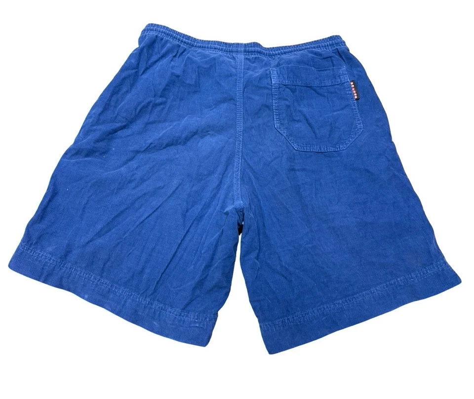 Pantalones Cortos Vintage 90’s No Fear Hombre’s Azul Patinador Grunge Pana Cordón Talla M Foto 3 de 4