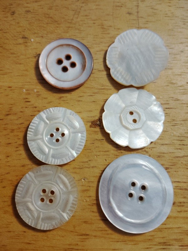 vintage mop buttons