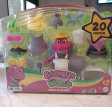 New Fisher Price Barney s World Dress Up Barney 20 Pc Set Ages 2