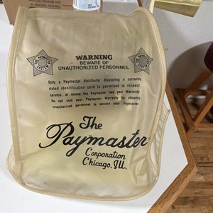 Paymaster Mechanical Check Writer Machine with Cover Protector