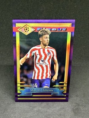 Marcos Llorente /15 Purple - 2022-23 Topps Finest Flashback - Atletico de Madrid