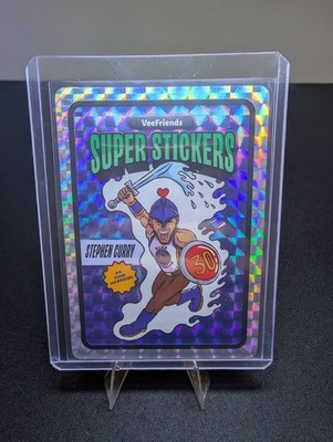 2025 VeeFriends Super Stickers Manga Series Stephen Curry Kind Warrior Blue SP