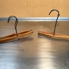 2 Vintage Clamp Hangers, Early-Mid 1900's