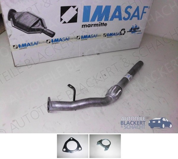 Imasaf Auspuff Hosenrohr/Flex für Audi A4 Quattro 2.0 Tfsi Automatik 2004-2008-image
