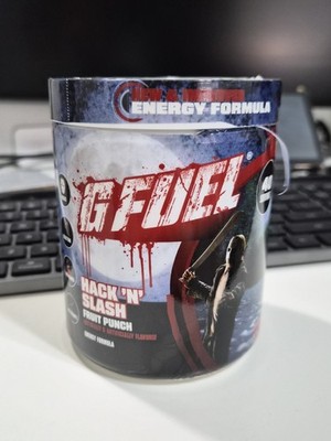 G Fuel Hack N Slash Friday The 13th Citrus Fruit Punch Energy Formula 40 Serving