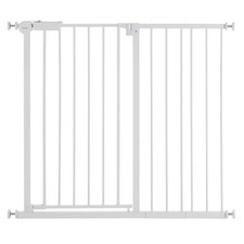 Gate 28/30/36'' High Dog Gate Easy Step Walk Thru Pet Security Pressure Mount