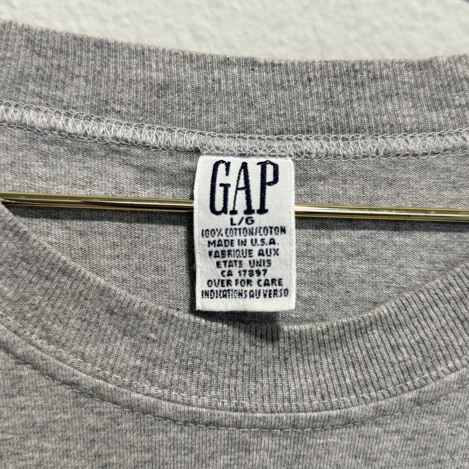 Camiseta Gráfica Vintage GAP Tipos de Peces Para Hombre Grande Puntada Única Hecha en EE. UU. Foto 3 de 4