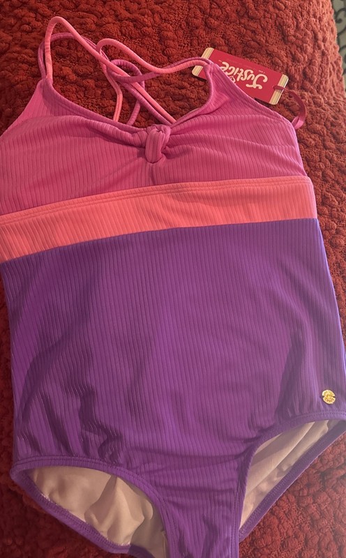 Justice Girls Bathing Suit Sizes (7-8) NWT