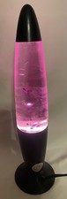 Vintage Purple / Black Glitter Lava Lamp Model LP-110B Tested  Works