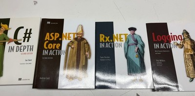 Manning NET Developer Bundle: C# In Depth, ASP.NET Core,Rx.NET,Logging in Action