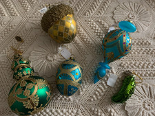 Katherine's Collection RETIRED GLASS Christmas Ornaments NEW- SELECT ONE A22