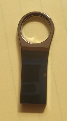 Black Metal USB Flash Drive Memory Stick Thumb 100Gb Win Formatted 