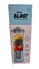 Ninja Blast 18oz Portable Blender with Flat Lid -Blue-NEW In Retail Box