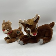 Applause Rudolph The Red-Nosed Reindeer Plush Stuffed Animals Vintage 70s 80s