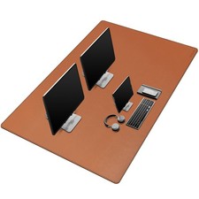 Mydours 55" x 28" PU Leather Desk Mat, Huge Gaming Mouse Pad XXXL,Dual-Sided ...