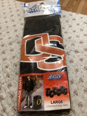 OREGON STATE BEAVERS LUGGAGE JERSEY,SIZE LARGE by DENCO/ FREE POSTAGE