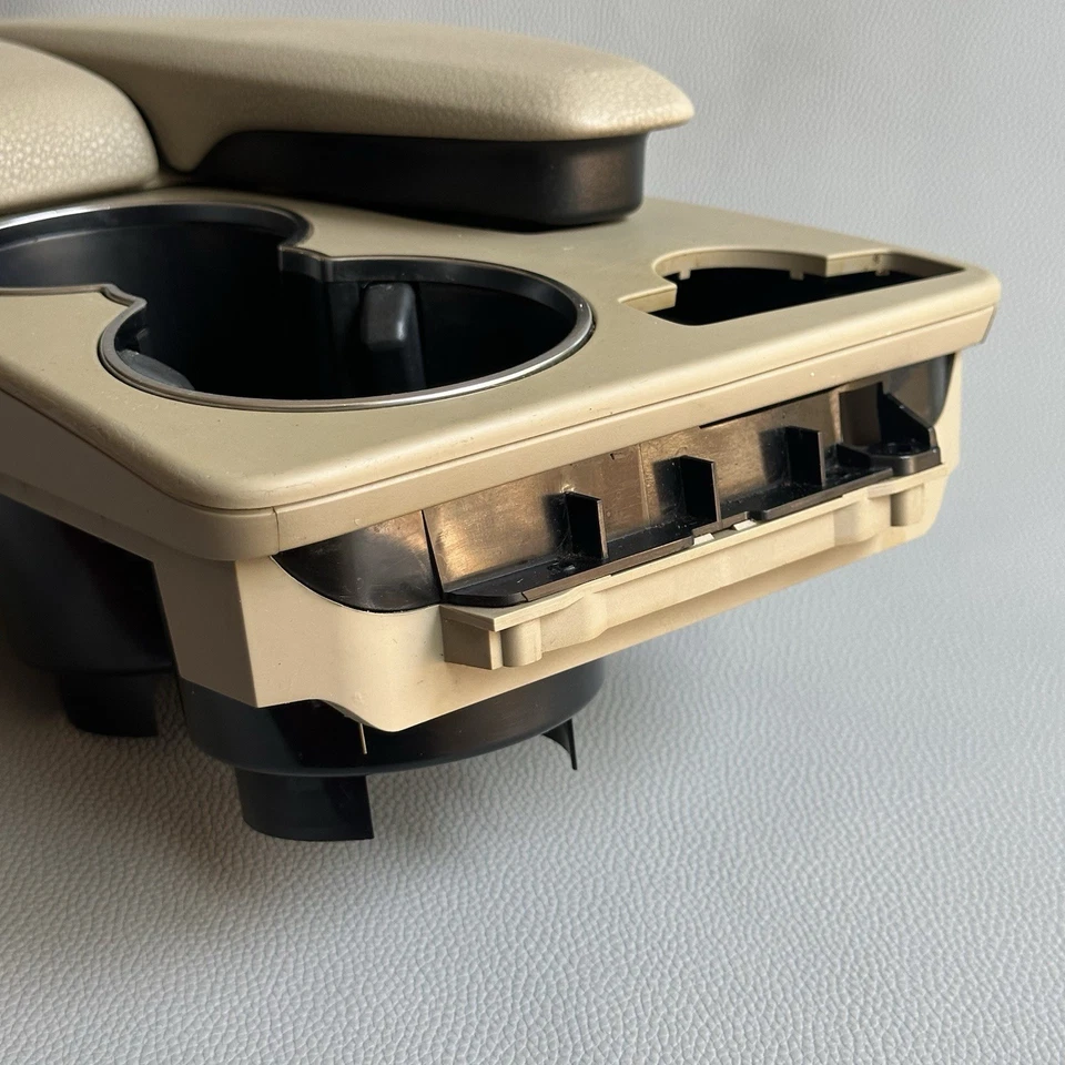 08-14 Mercedes W204 C250 C300 Center Console Arm Rest Armrest TAN BEIGE OEM 70k - Image 2 of 4