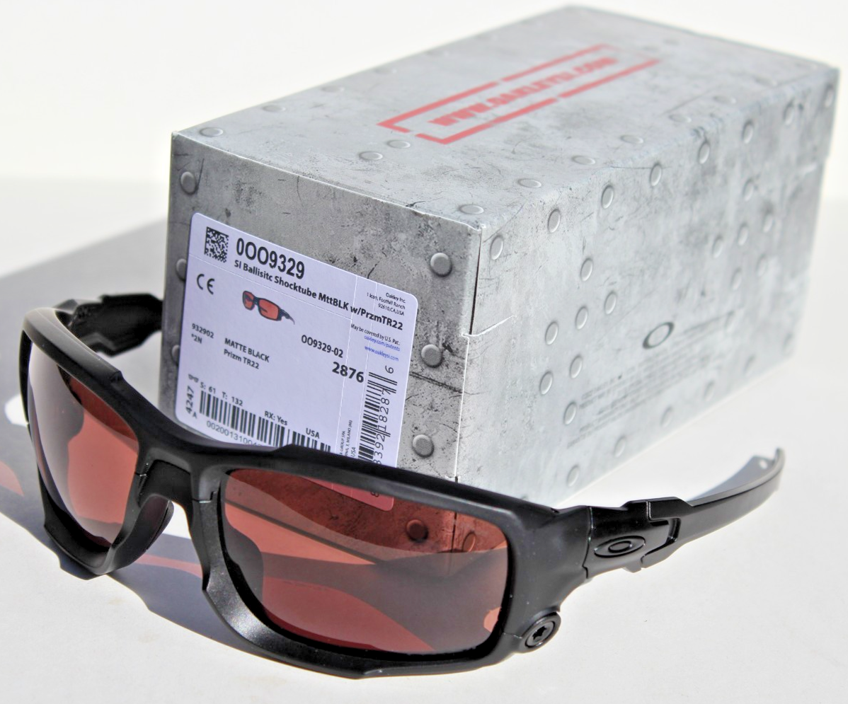 OAKLEY Shocktube SI Ballistic Matte Black/Prizm TR22 OO9329-02 NEW