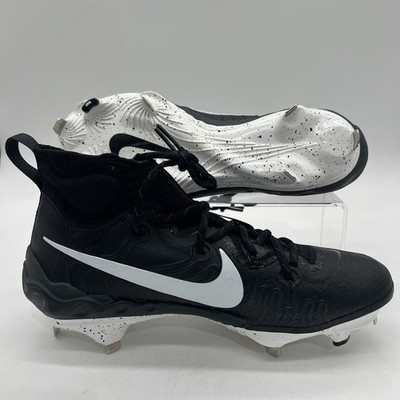 Mens Size 8 Nike Alpha Huarache NXT Black White Baseball Cleats DJ6517 002